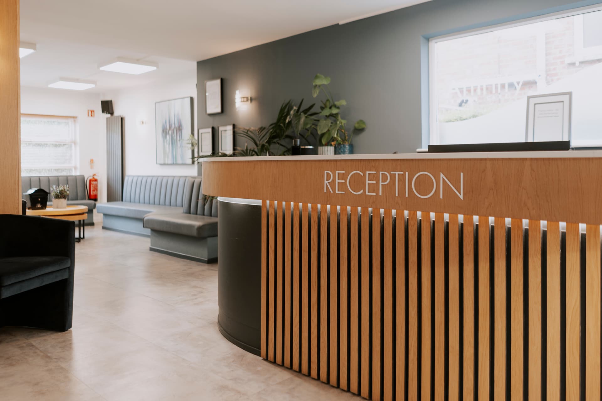 The reception at Affinity