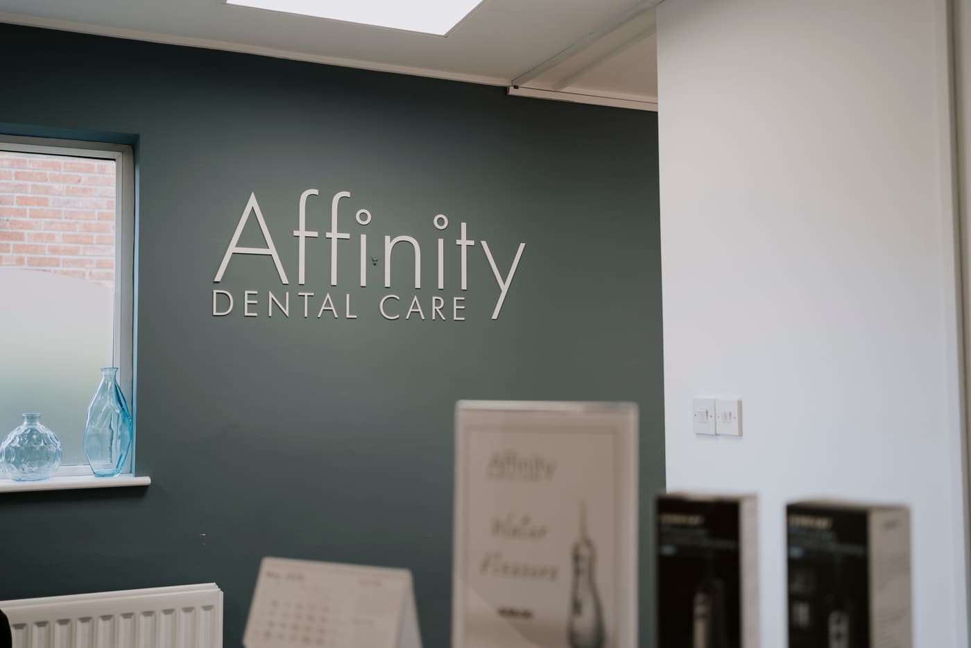 The Affinity wall sign